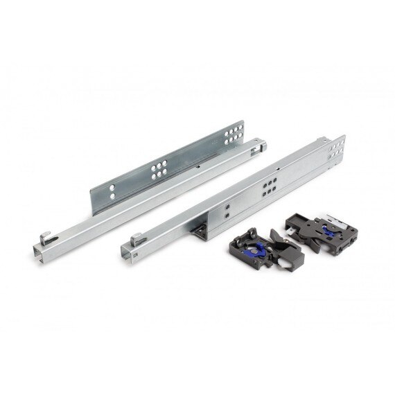 Glisiera tip Tandem 350 mm cu extragere partiala si sistem de amortizare