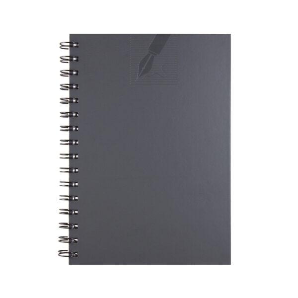 Agenda Avanti 479 Matra Gri cu spira, nedatata 15 x 21 cm