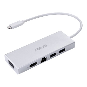 Docking station ASUS OS200, Type-C, Gigabit, 2K, Alb Docking station ASUS OS200, Type-C, Gigabit, 2K, Alb