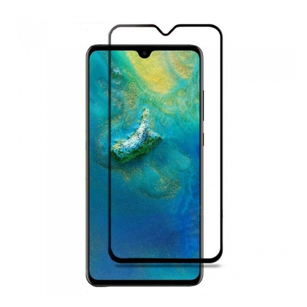 Set 10 Folii din sticla securizata, 9H, Huawei Mate 20 Black