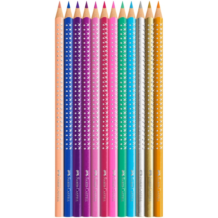 Faber-Castell Sparkle Színes ceruza szett, 12 db