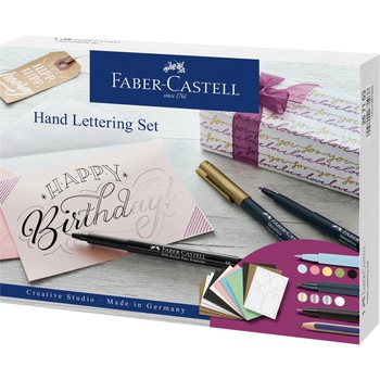 Markere pentru desen Faber-Castell Pitt Artist Pen Caligrafic Starter, 12 buc/set Markere pentru desen Faber-Castell Pitt Artist Pen Caligrafic Starter, 12 buc/set