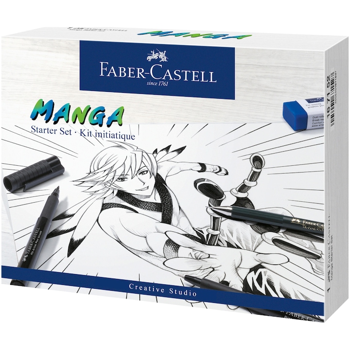 Markere pentru desen Faber-Castell Pitt Artist Pen Manga Starter