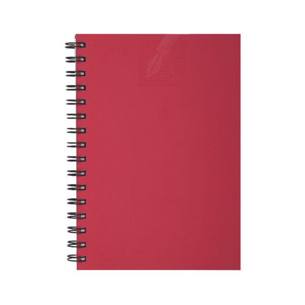 Agenda Avanti 479 Matra Rosu cu spira, nedatata 15 x 21 cm