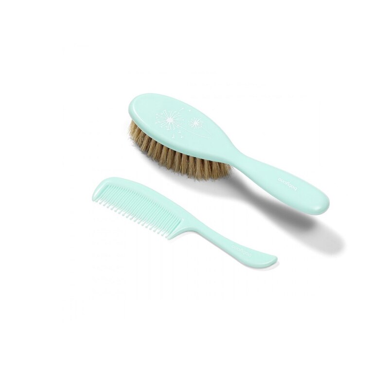 Set 2 piese perie si pieptan BabyOno 567-03, Verde