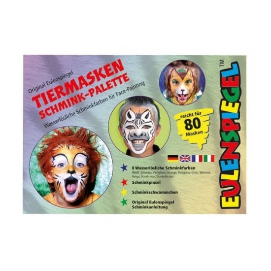 Set 8 culori pentru pictura pe fata , Eulenspiegel , Tiger