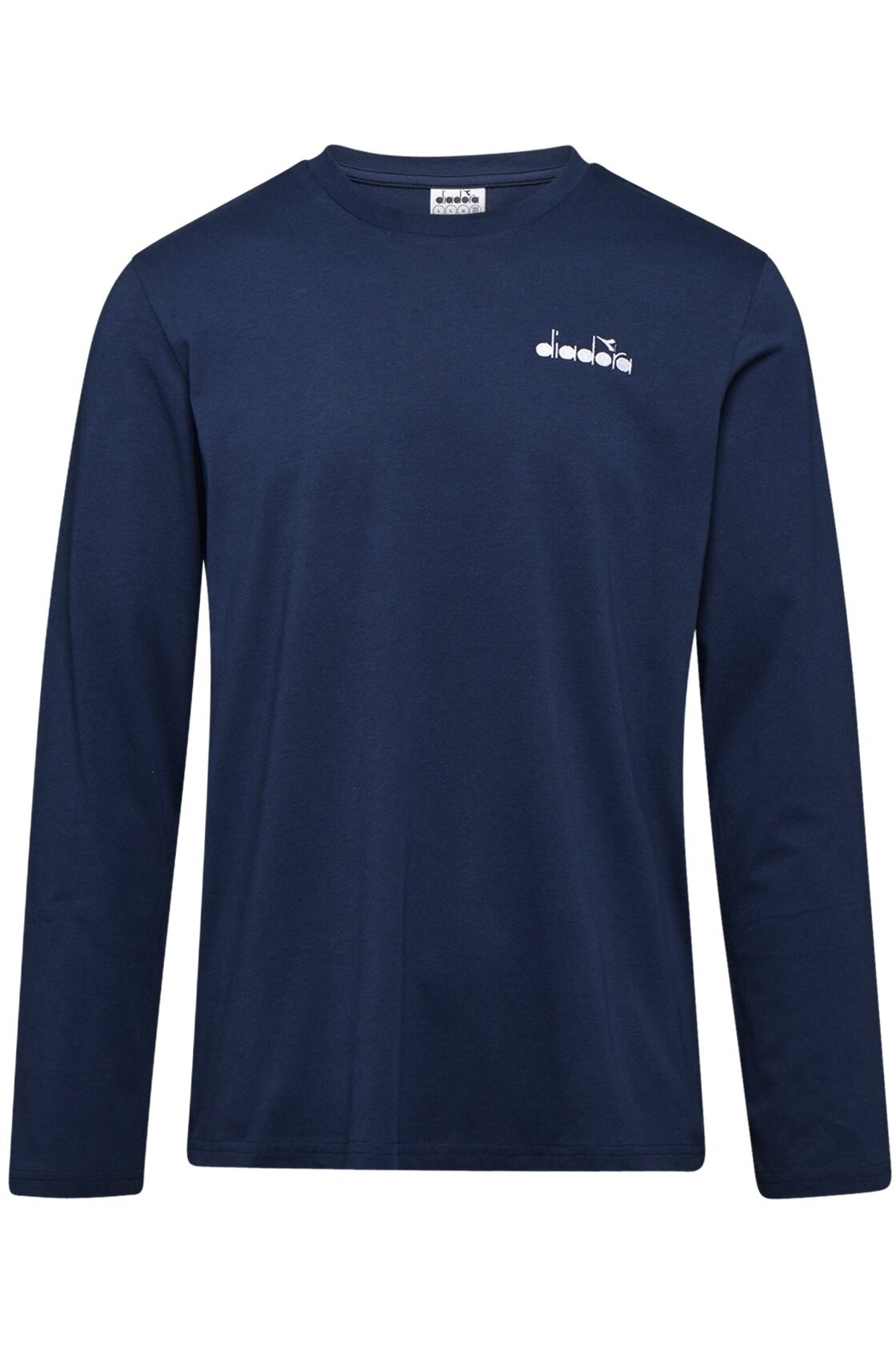 Bluza barbati Diadora LS Chromia, Albastru