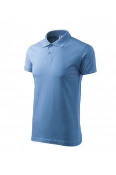 Tricou barbati, tip polo,Albastru deschis 202-15, Albastru Tricou barbati, tip polo,Albastru deschis 202-15, Albastru