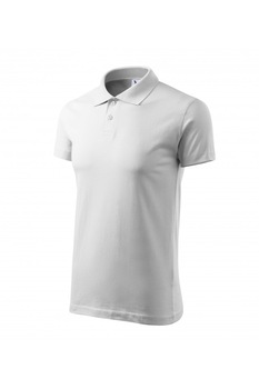 Tricou barbati, tip polo,Alb 202-00, Alb Tricou barbati, tip polo,Alb 202-00, Alb