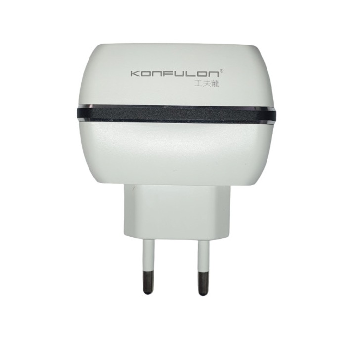 Incarcator la priza Konfulon C23A cu 3 iesiri USB 3.1A negru