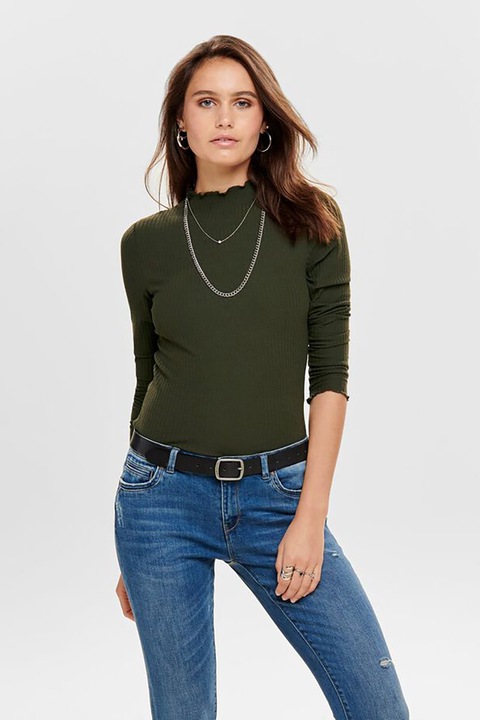 Only, Bluza cu striatii Emma, Kaki