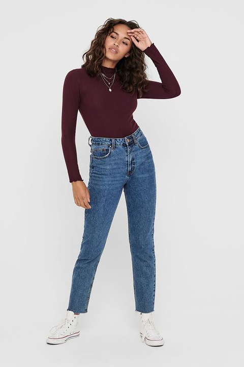 Only, Bluza cu striatii Emma, Violet pruna