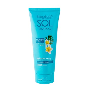 Crema dupa plaja, intens hidratanta, cu ulei de Monoi si extract de vanilie - Sol Tropical, 200 ML, Bottega Verde Crema dupa plaja, intens hidratanta, cu ulei de Monoi si extract de vanilie - Sol Tropical, 200 ML, Bottega Verde