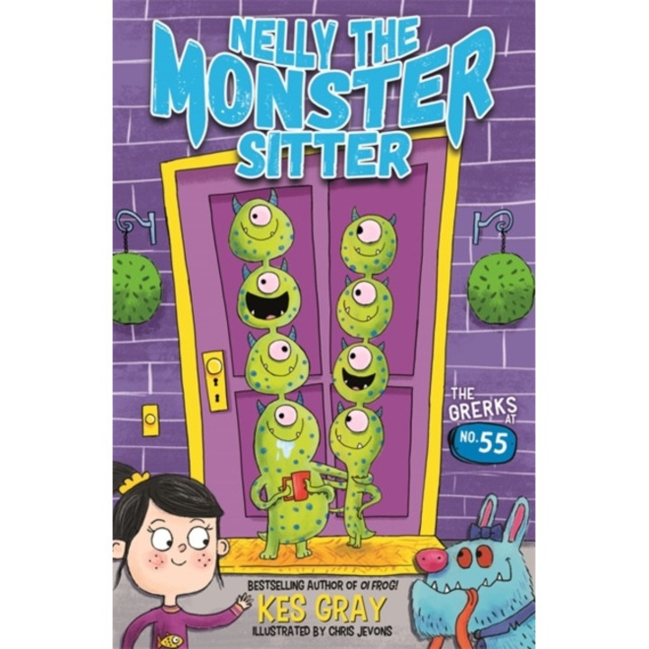 Nelly the Monster Sitter: The Grerks at No. 55 Book 1, Gray Kes
