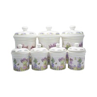 Set borcan condimente, Charisma, Portelan, 7 piese