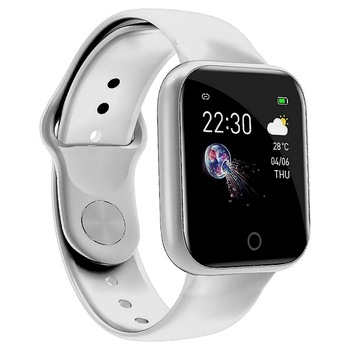 Ceas Smartwatch si Bratara Fitness Fashion Ideal 5.0, Monitorizare ritm cardiac si tensiune arteriala, Afisaj multiplu, Notificari apeluri/mesaje, Music Play Control, Silicon Alba Ceas Smartwatch si Bratara Fitness Fashion Ideal 5.0, Monitorizare ritm cardiac si tensiune arteriala, Afisaj multiplu, Notificari apeluri/mesaje, Music Play Control, Silicon Alba