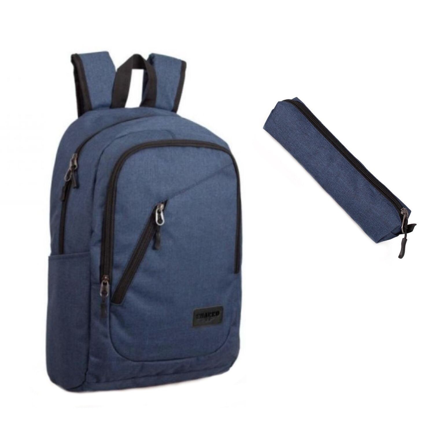 Set scoala Charro Executive - Ghiozdan + Etui - albastru