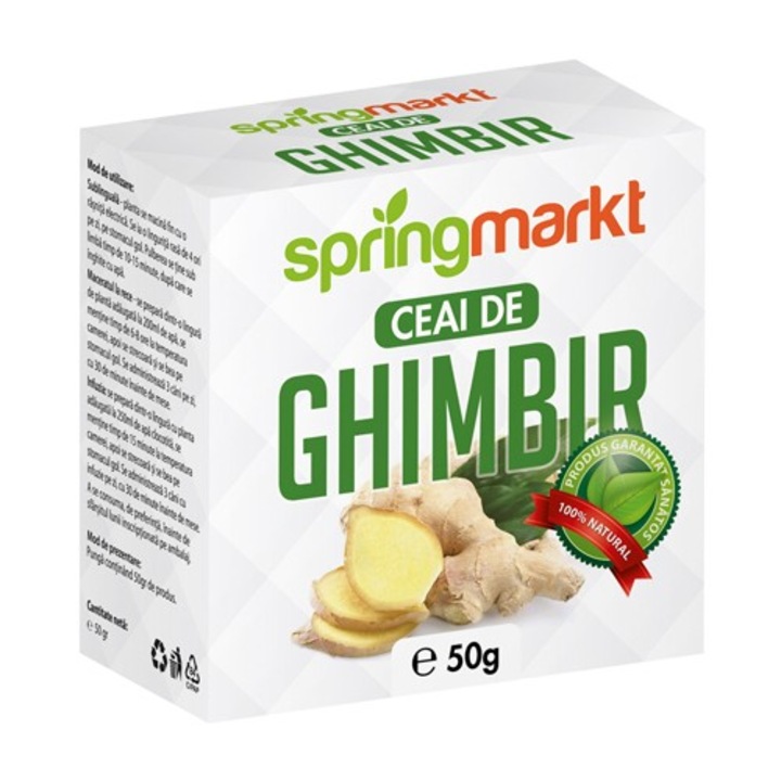 Gyömbér tea 50 gramm Springmarkt