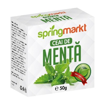 Ceai de Menta 50 grame Springmarkt Ceai de Menta 50 grame Springmarkt