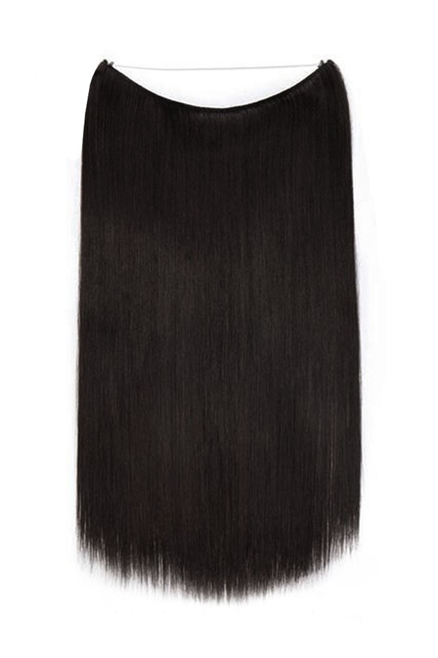 Extensii Par Natural Amora Flip In Deluxe Negru Natural 1B , 45 cm