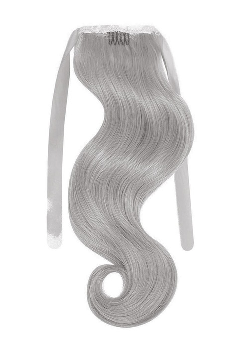 Extensii Par Natural Amora Coada Silver Gray GRAYfsazg, Silver Gray