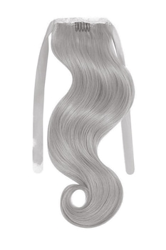 Extensii Par Natural Amora Coada Black Collection Silver Gray GRAY ,40 cm Extensii Par Natural Amora Coada Black Collection Silver Gray GRAY ,40 cm