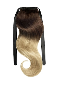 Extensii Par Natural Amora Coada Black Collection Ombre 2/16 , 45cm Extensii Par Natural Amora Coada Black Collection Ombre 2/16 , 45cm