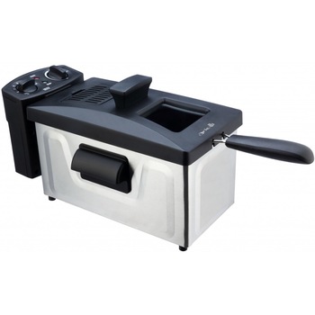 Friteuza Arielli ADF-5418, 1800 W, Capacitate ulei 2 l, Capacitate prajire 400 g, Inox Friteuza Arielli ADF-5418, 1800 W, Capacitate ulei 2 l, Capacitate prajire 400 g, Inox