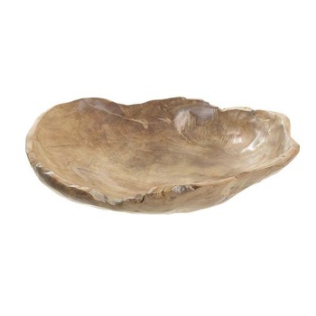 Farfurie decorativa din lemn natural, diametru 40x35x10 cm Farfurie decorativa din lemn natural, diametru 40x35x10 cm