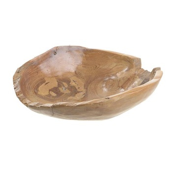 Farfurie decorativa din lemn natural, diametru 25x25x10 cm Farfurie decorativa din lemn natural, diametru 25x25x10 cm