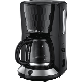 Cafetiera Russell Hobbs Honeycomb Black 27011-56, 1000 W, 1.25 L, WhirlTech, Negru Cafetiera Russell Hobbs Honeycomb Black 27011-56, 1000 W, 1.25 L, WhirlTech, Negru