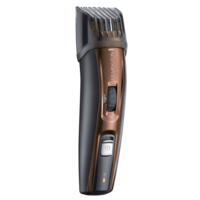 Set de tuns barba, Remington, MB4046, 3 extensii diferite pentru pieptene de ghidare, 90 de minute de utilizare fara fir dupa 16 ore de incarcare, Negru/Maro