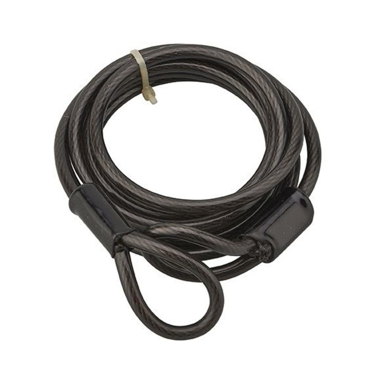 Kerékpár lopásgátló kábel, TWISTY, Ø 6 mm, 180 cm