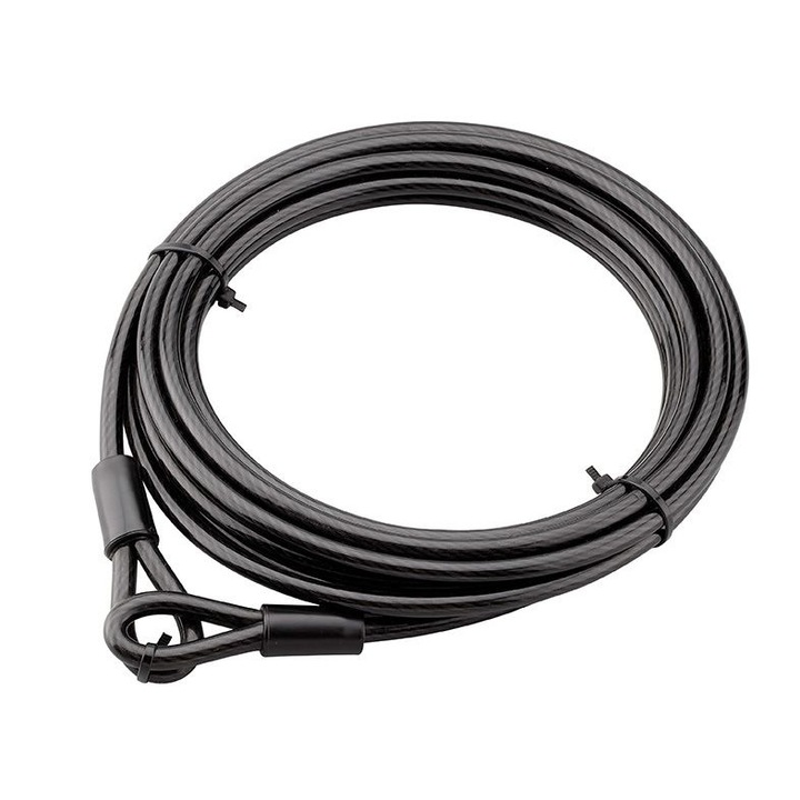 Kerékpár lopásgátló kábel, TWISTY, Ø 8 mm, 6 cm
