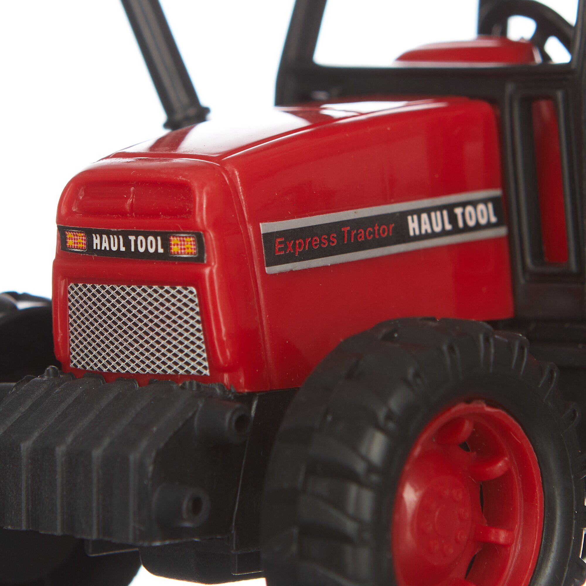 Tractor de jucarie cu remorca pentru lemne, 33 cm eMAG.ro