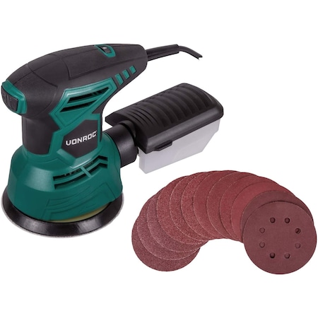 Slefuitor orbital cu excentric VONROC, OS502AC, 300 W, 125 mm