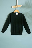 us polo assn pulover cu decolteu in v si logo brodat pe piept verde inchis 158-164 cm standard imagen 25_0_
0