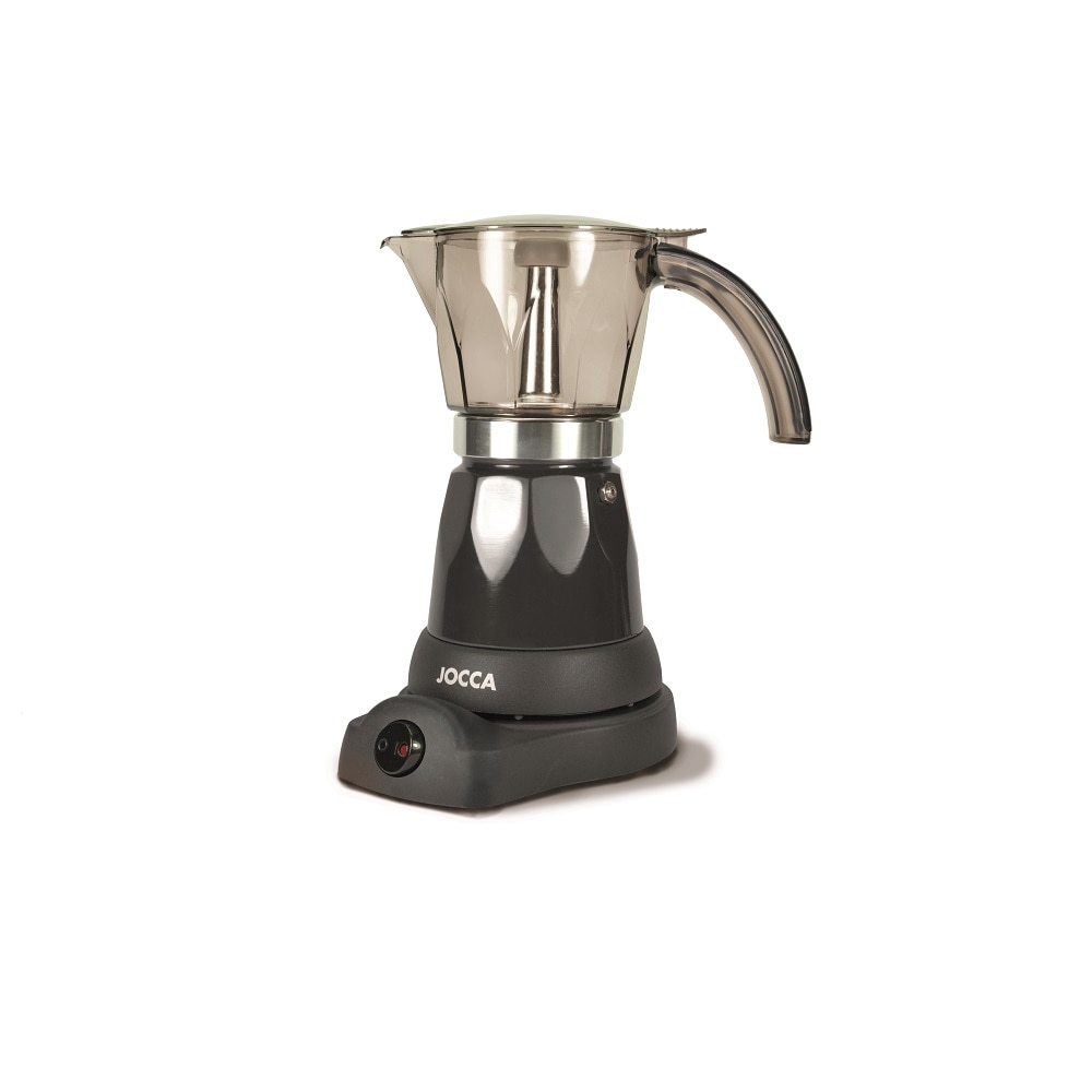 Cafetiera, Jocca, Aluminiu / Plastic,13,6 x 20,5 x 24,4 cm, A ++, Negru
