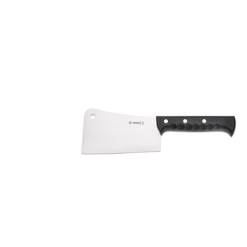 Satar de macelarie, GISSER, otel, argintiu negru, 18 cm Satar de macelarie, GISSER, otel, argintiu negru, 18 cm