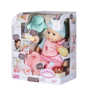 Papusa Zapf Baby Annabell - Lunch Time, 43 cm Papusa Zapf Baby Annabell - Lunch Time, 43 cm