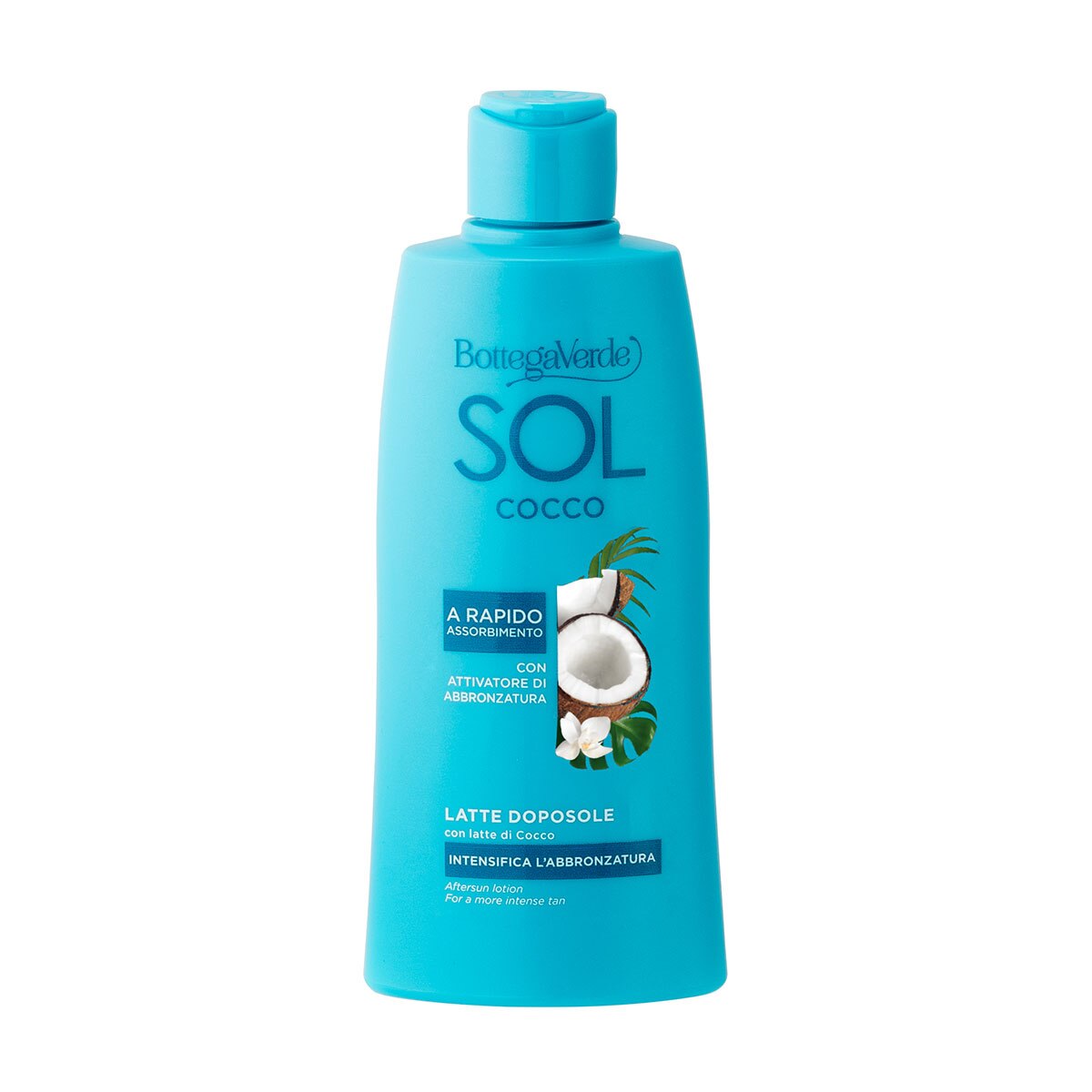 Lapte de corp dupa plaja, cu lapte de nuca de cocos - SOL Cocco, 200 ML, Bottega Verde