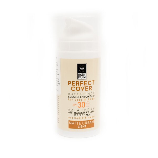 Crema autobronzanta cu protectie solara BodyFarm cu SPF 30 nuanta deschisa