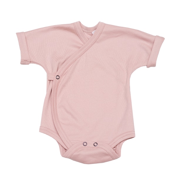 Body roz pentru bebelusi din bumbac organic