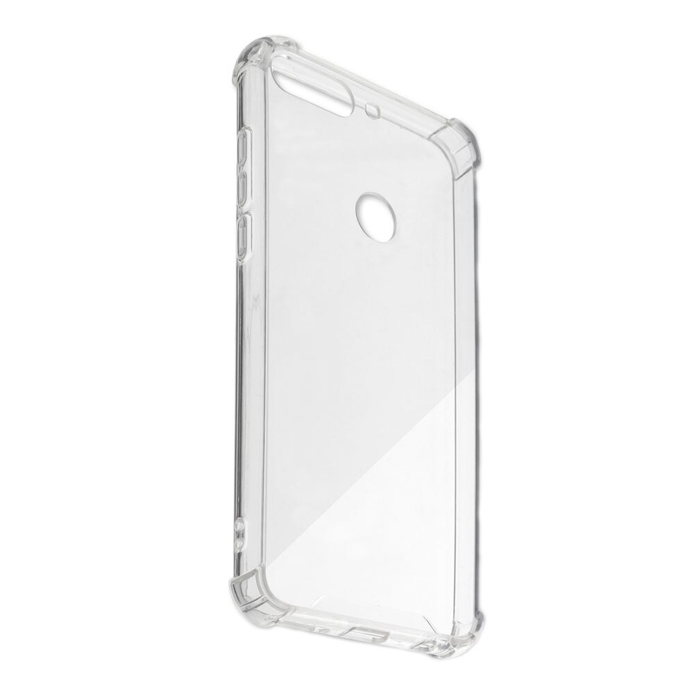 Husa hibrida rezistenta la socuri pentru Huawei Y7 (2018), 4smarts Hard Cover (transparent)