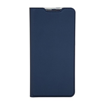 Husa Carte Dux Ducis Anti Amprenta pentru Samsung Galaxy Note 20 Ultra / Note 20 Ultra 5G, Albastru