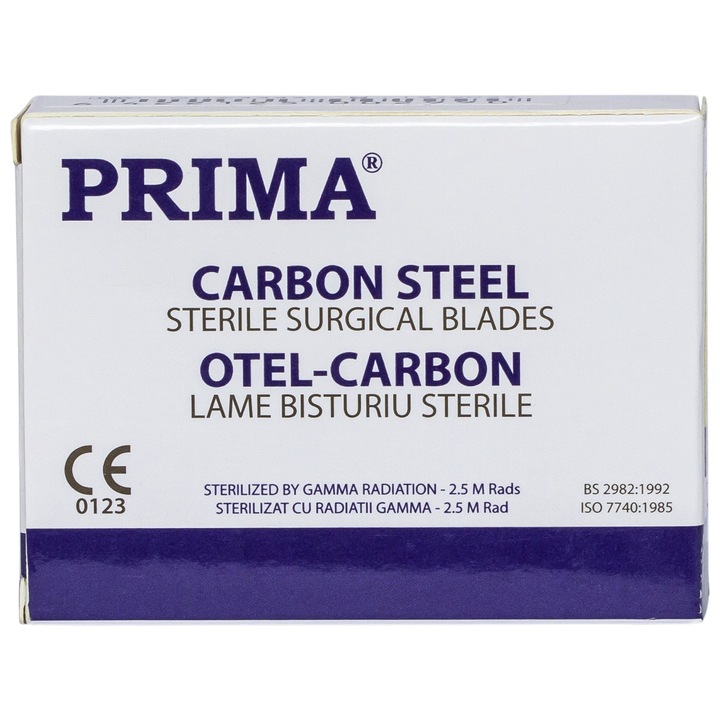 Lame bisturiu Otel-Carbon nr 12 100buc