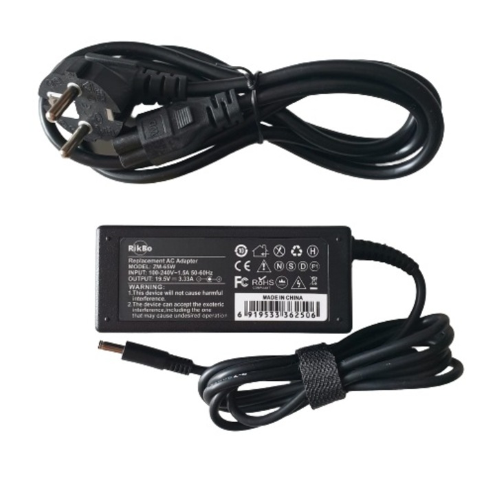 Incarcator laptop Dell 65W mufa 4.5x3.0mm Compatibil Inspiron 13 14 15 Latitude Inspiron 22 24