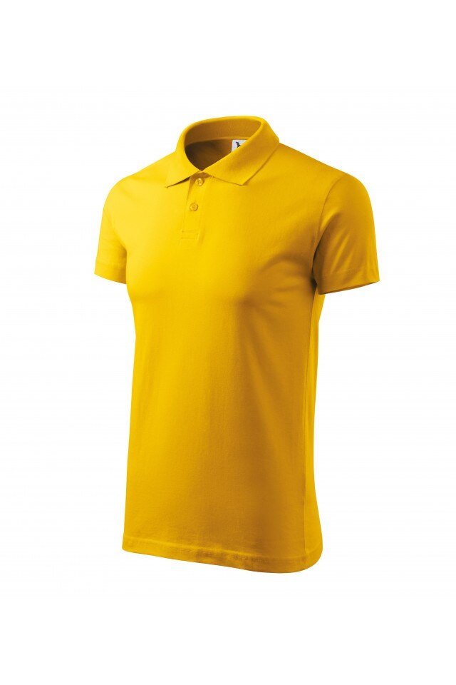 Tricou barbati, tip polo,Galben 202-04, Galben
