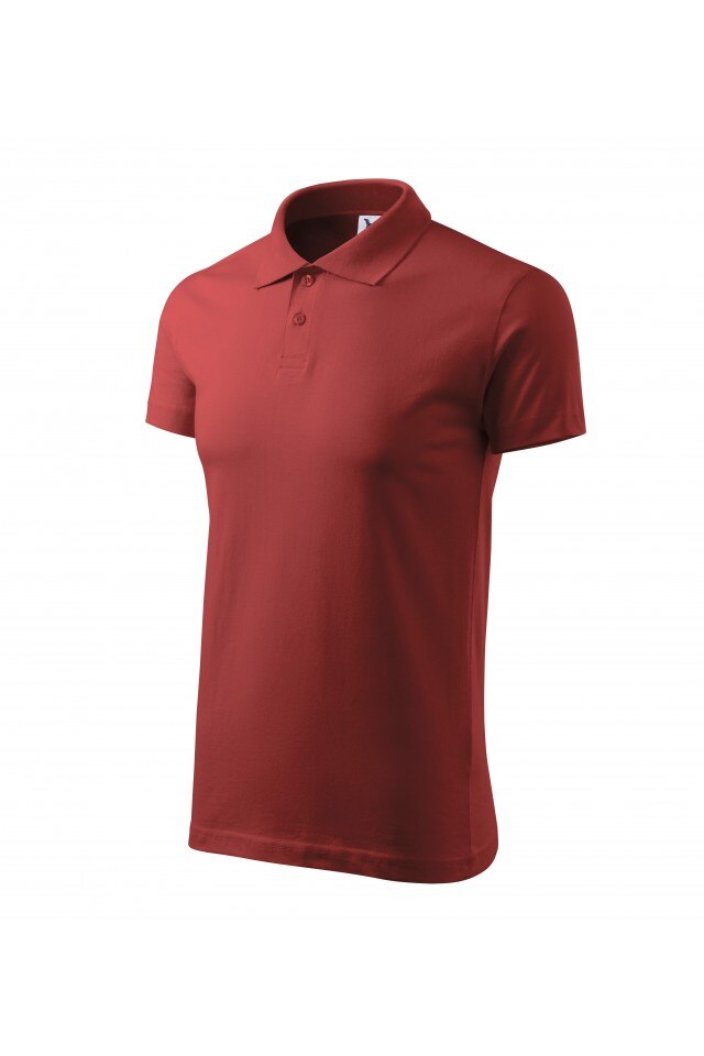 Tricou barbati, tip polo,Rosu bordo 202-13, Rosu