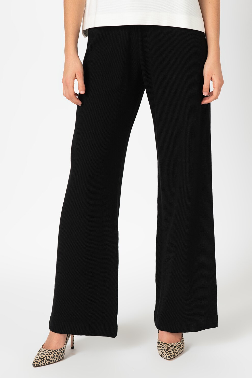 Antonia M, Pantaloni cu croiala ampla, Negru